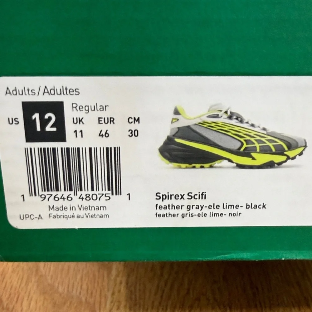 Puma - Spriex Men size 12 brand new in box with no lid.